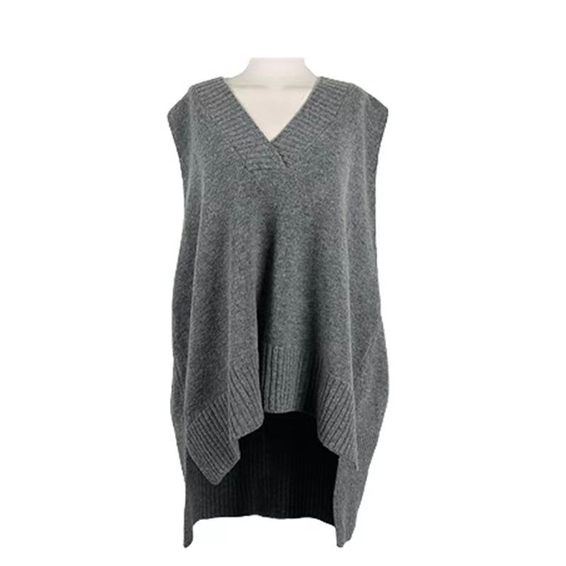 Knitted lazy sweater all-match waistcoat for women