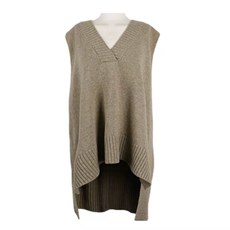 Knitted lazy sweater all-match waistcoat for women