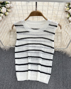 Loose all-match vest wears outside sleeveless sweater for women