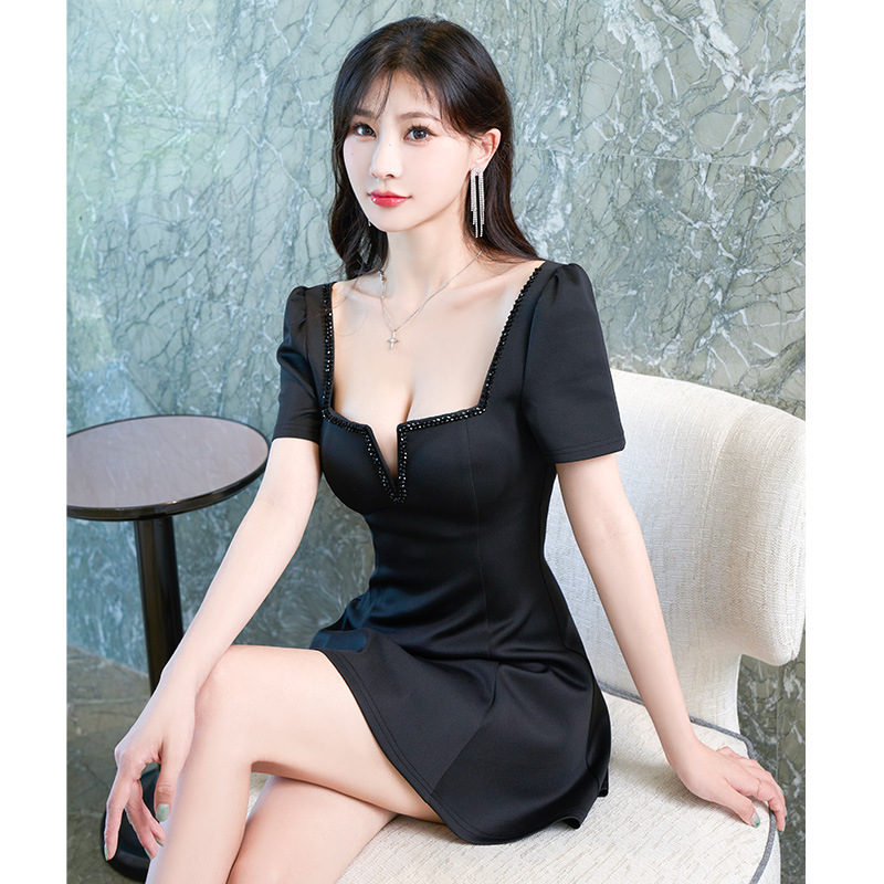 Overalls bar V-neck T-back fashion sexy dress for women