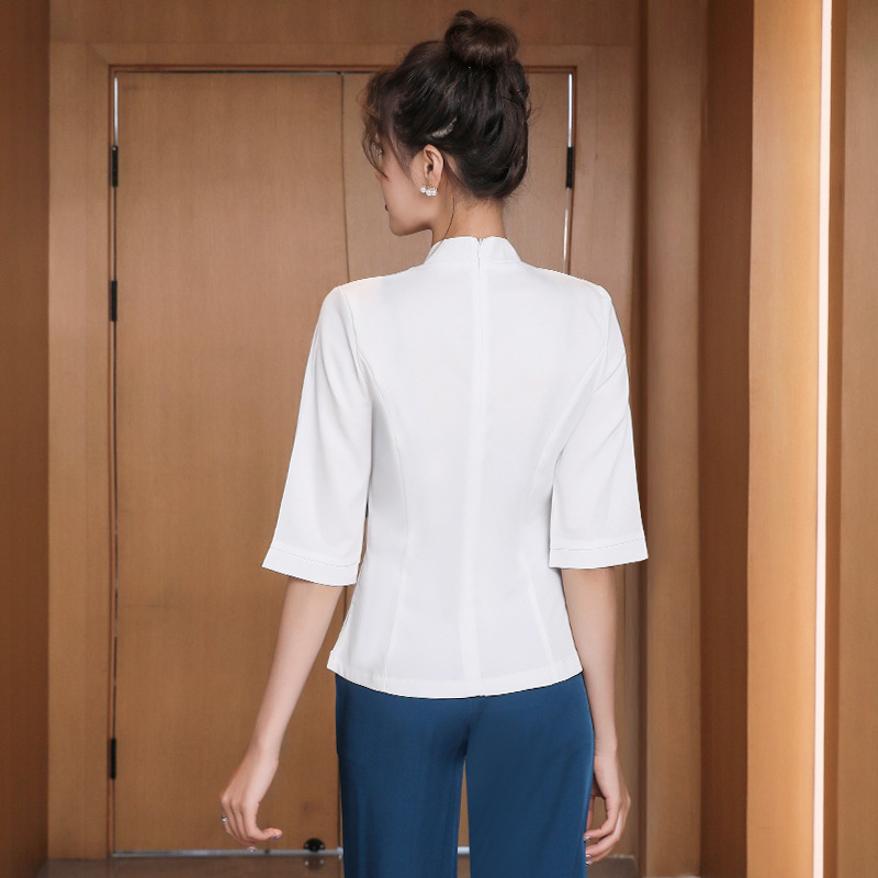 Massage overalls Casual business suit 2pcs set for women
