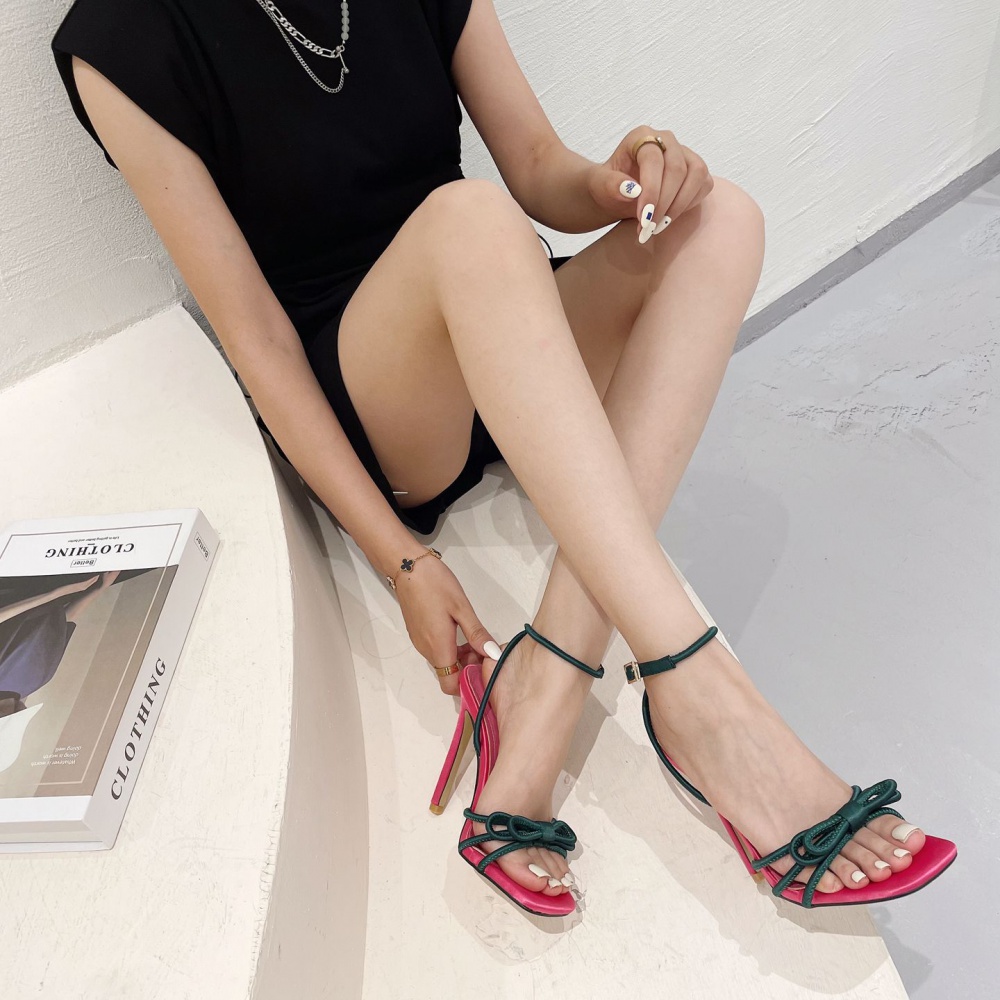 Fine band summer fashion fine-root sandals for women