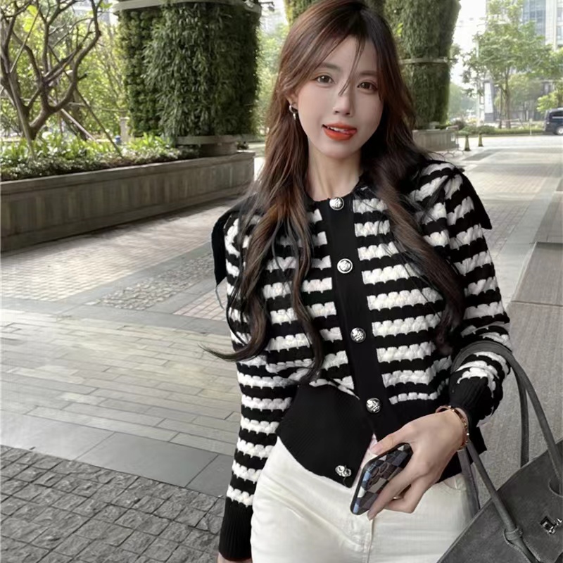 Autumn and winter knitted coat Korean style cardigan