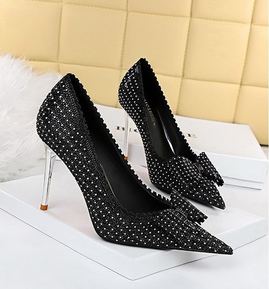 Korean style low wedding shoes sweet shoes for women