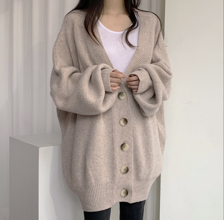 Autumn and winter cardigan coat for women