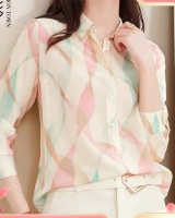 Spring France style shirt long sleeve tops for women