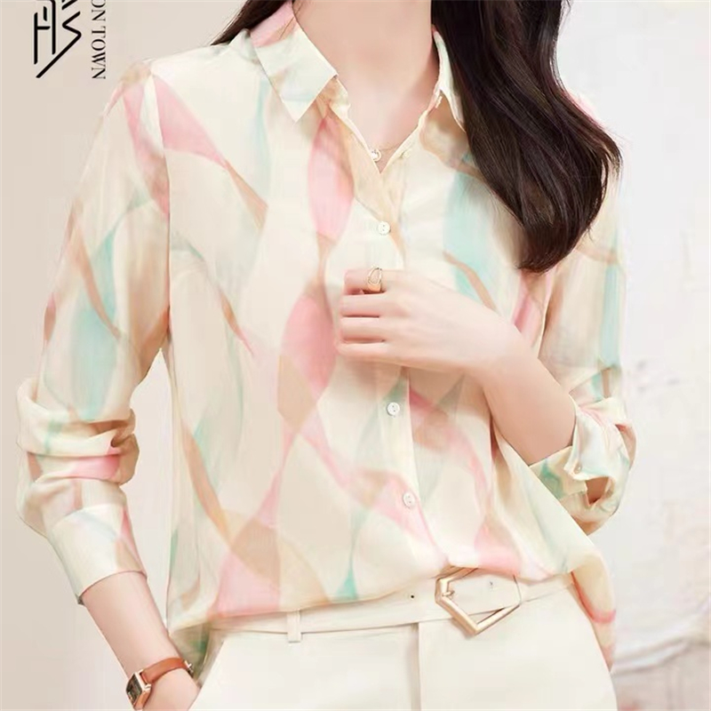 Spring France style shirt long sleeve tops for women