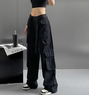 Frenum jeans wide leg work clothing for women
