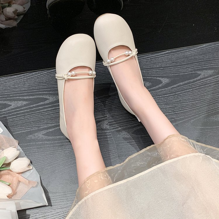 Flat low shoes summer college style flattie for women