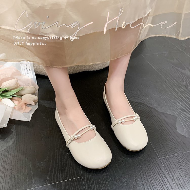 Flat low shoes summer college style flattie for women