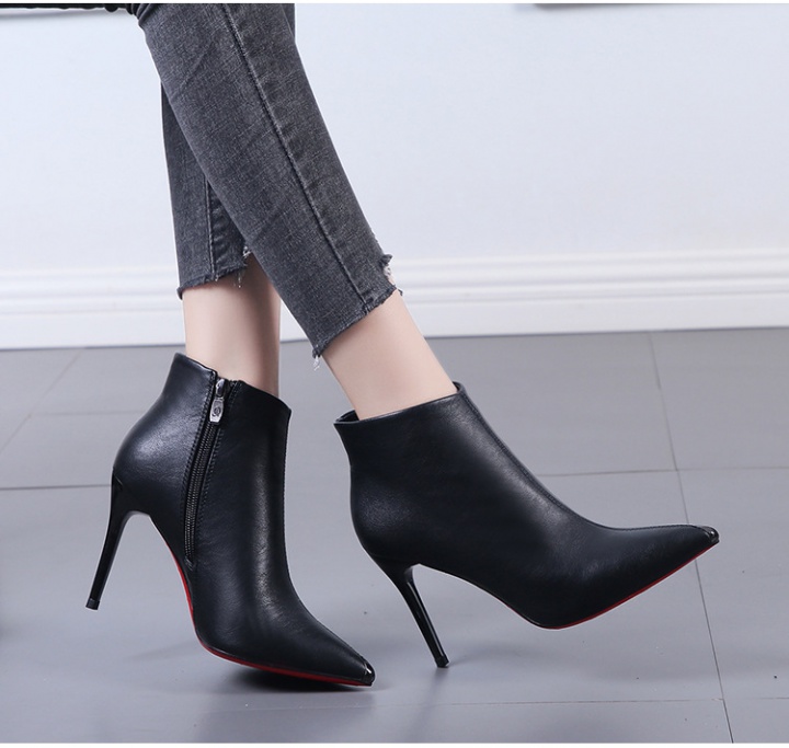 High-heeled fine-root boots sexy ankle boots for women
