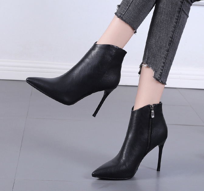 Pointed boots British style women's boots
