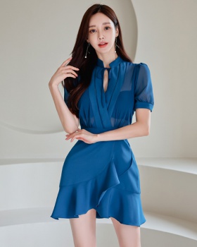 Fashion temperament Korean style package hip dress