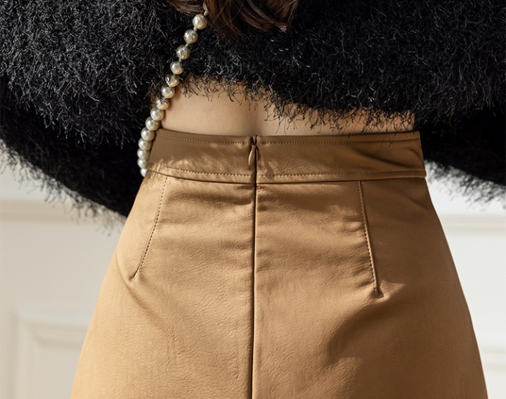High waist all-match short skirt package hip skirt