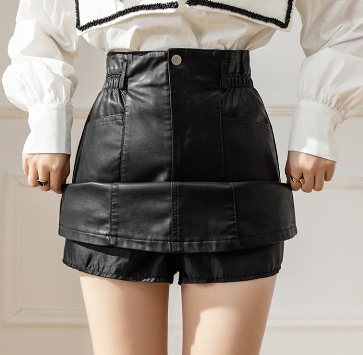 High waist short skirt package hip skirt for women