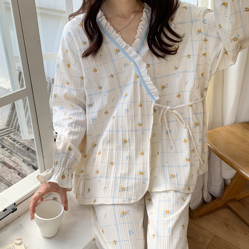 Pregnant woman pajamas nursing clothing for women