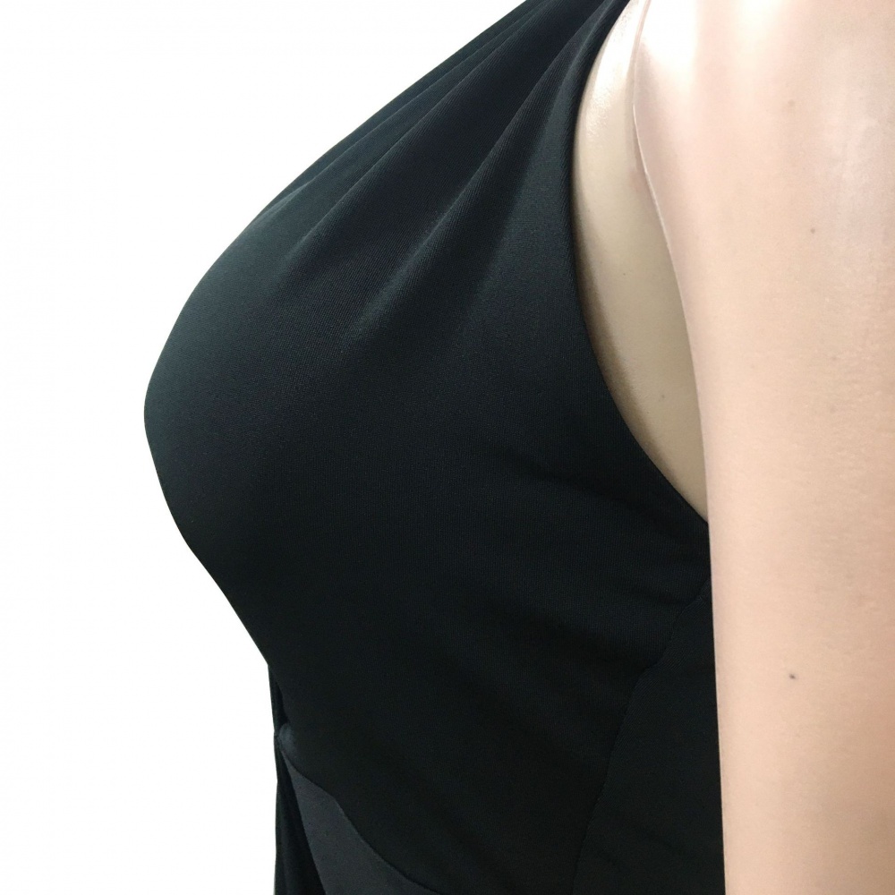 Fold halter dress V-neck fashion scarves for women