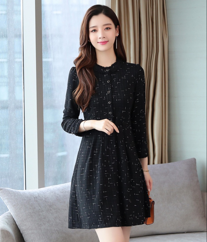 Temperament noble spring and autumn Cover belly dress