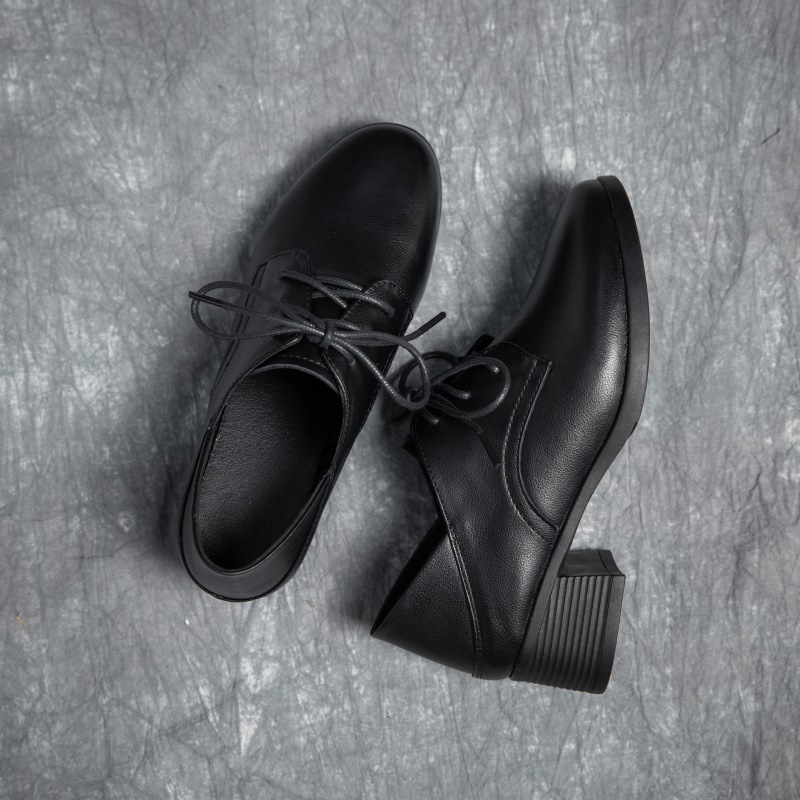 Autumn antiskid shoes genuine leather frenum footware