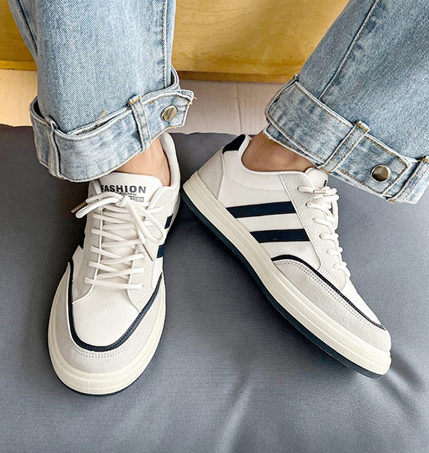 Thin all-match shoes summer breathable board shoes for men