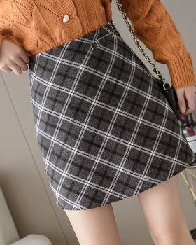 Autumn and winter high waist skirt all-match short skirt