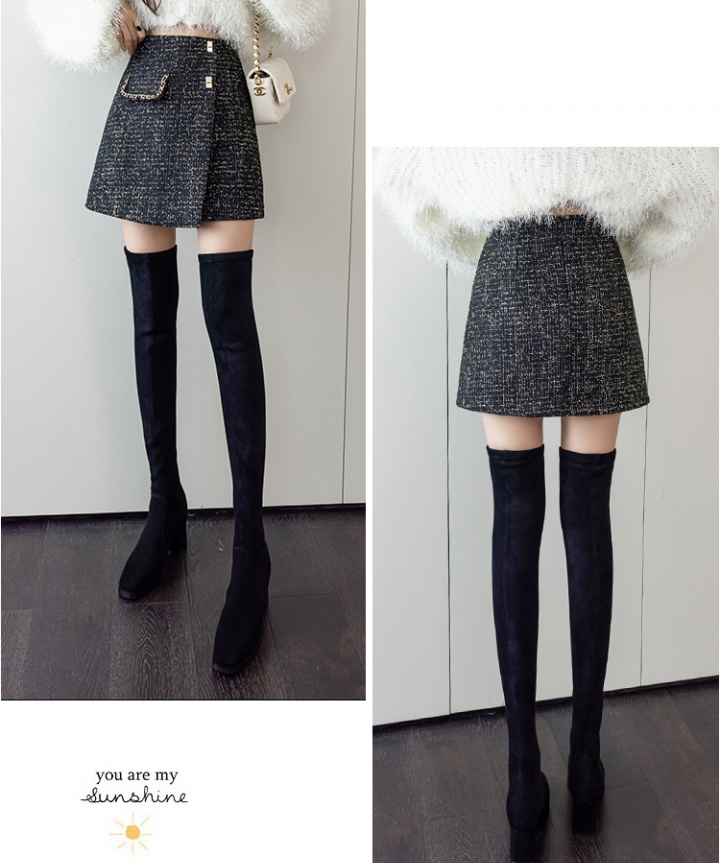 Fashion and elegant skirt autumn and winter shorts