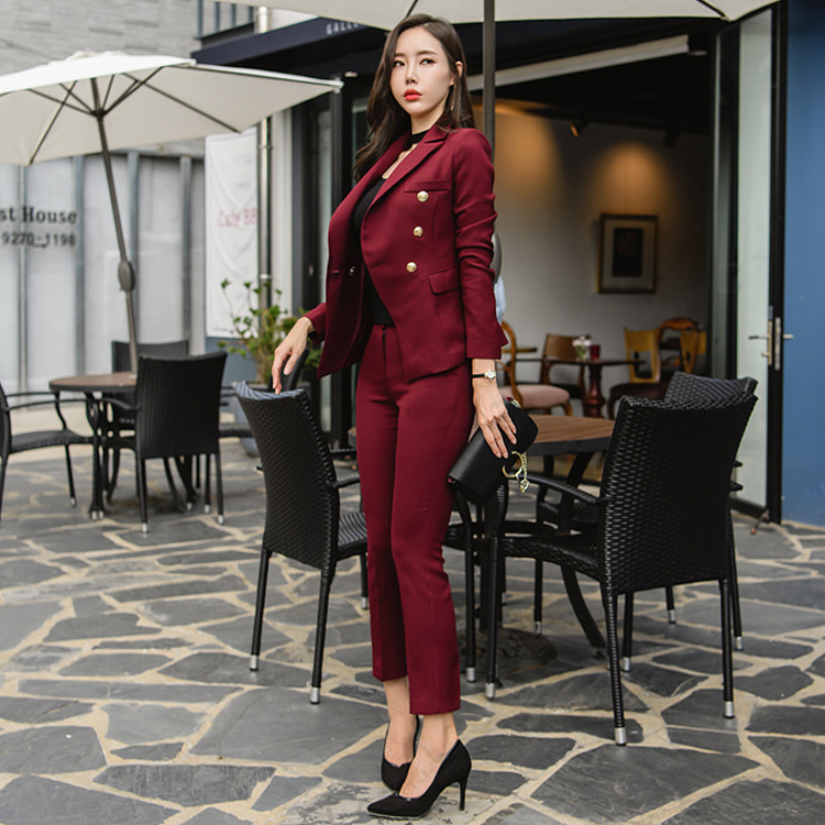 Autumn and winter formal dress coat for women