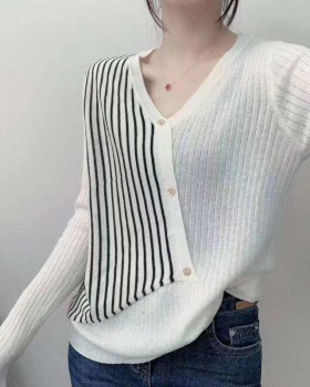 Long sleeve wears outside tops autumn sweater for women