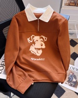 Autumn pullover printing dog hoodie