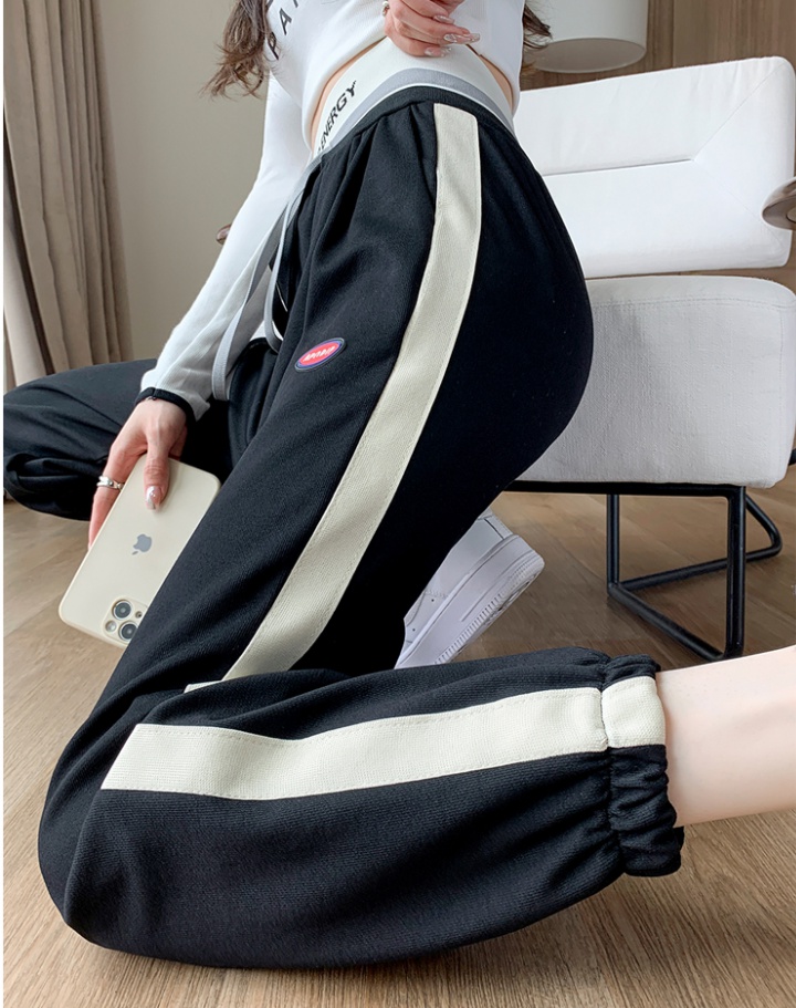 High waist all-match loose Casual sweatpants for women