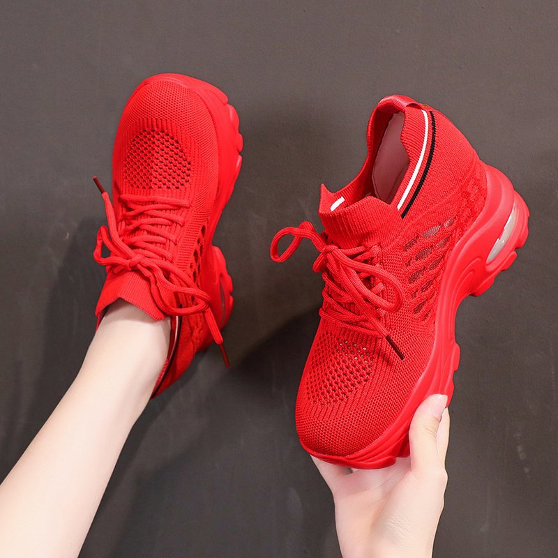 Slim mesh Korean style Casual sports shoes for women