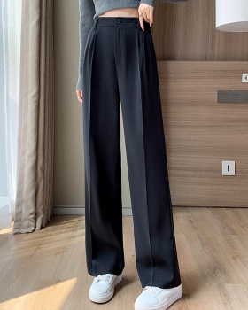 Straight high waist wide leg pants Casual pants for women