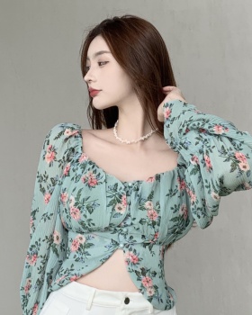 Sweet style tops France style small shirt for women