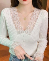 Wool bottoming shirt long sleeve sweater for women