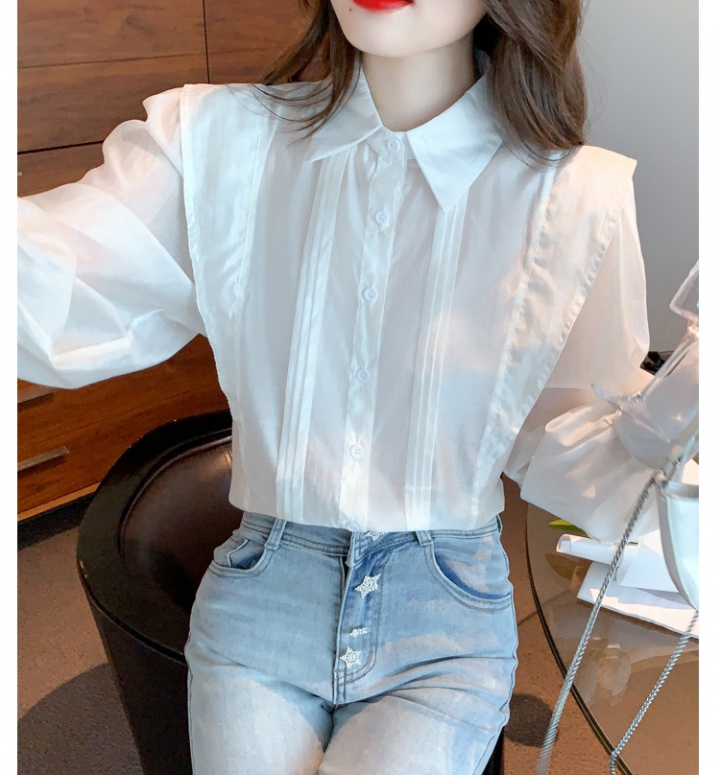 Fashion temperament shirt all-match chiffon shirt for women
