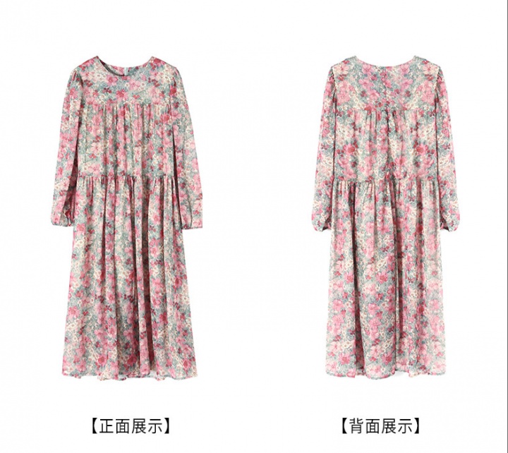 Tender large yard Casual colors France style dress for women