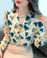 Printing long sleeve tops autumn shirt for women