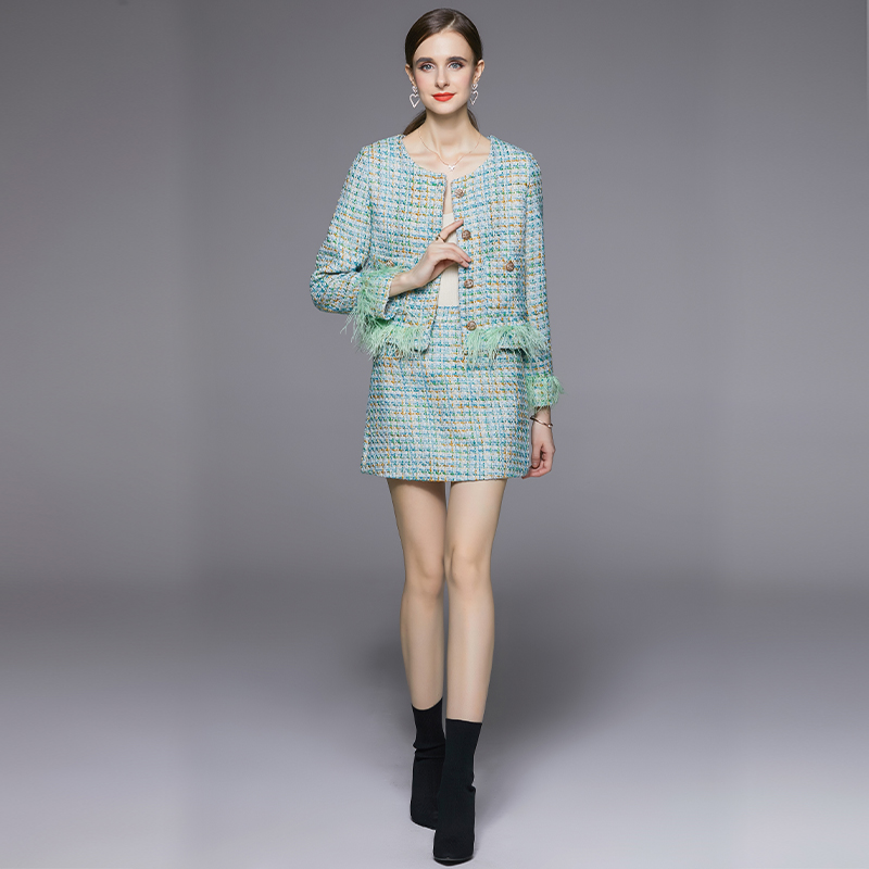 Fashion and elegant temperament fashion skirt 2pcs set