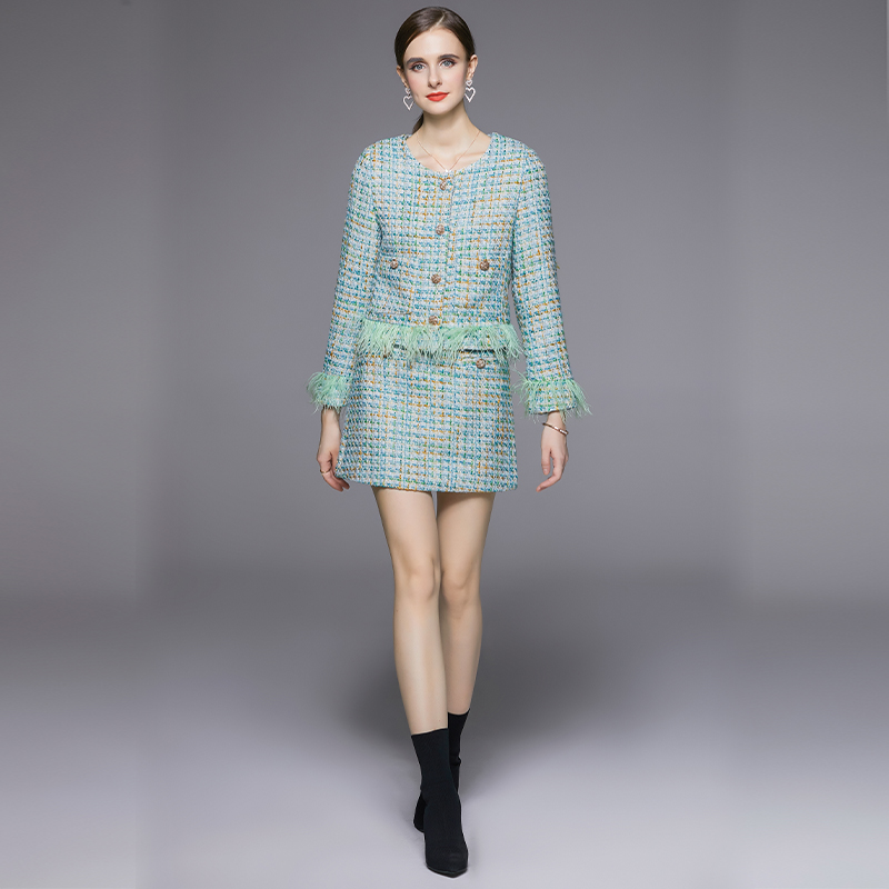 Fashion and elegant temperament fashion skirt 2pcs set
