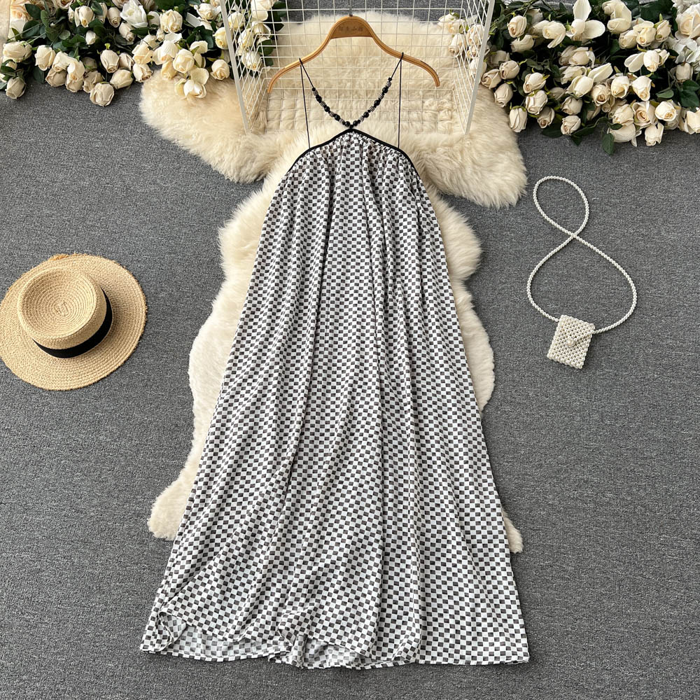Lazy loose long dress France style summer dress for women