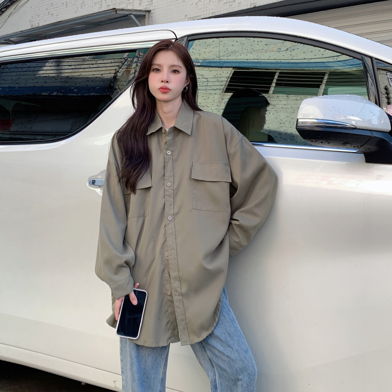 Autumn sunscreen coat Korean style shirts for women