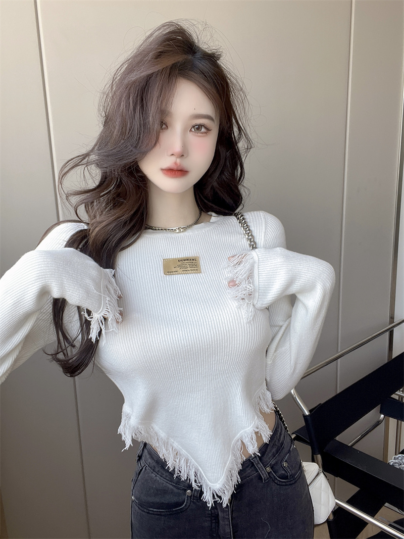 Autumn pullover pure tops Casual tender sweater for women