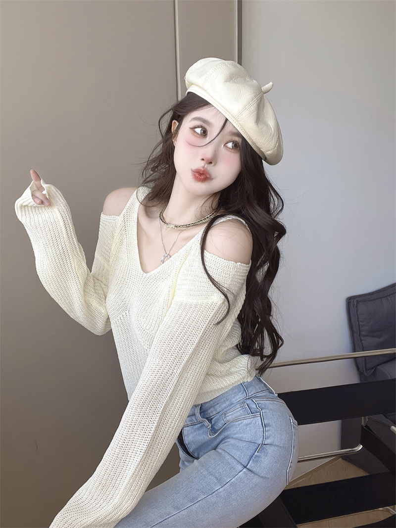 Western style Korean style tops all-match sweater
