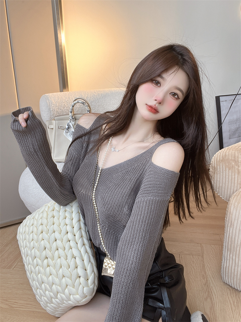 Western style Korean style tops all-match sweater