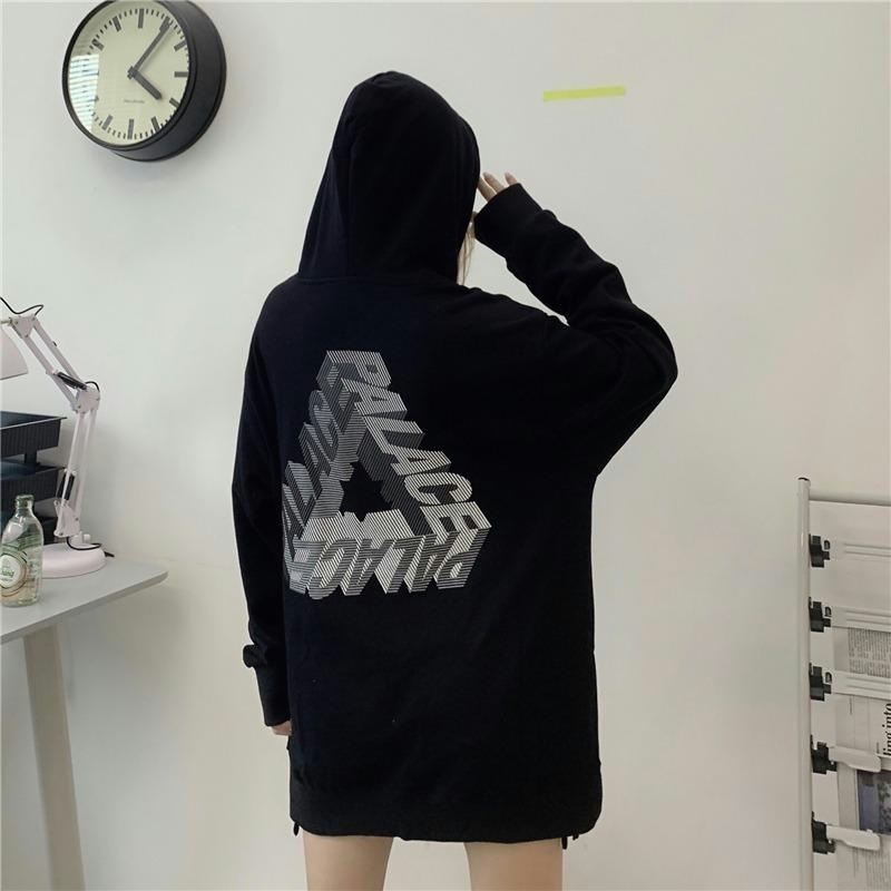 Double autumn hooded hoodie quality thin loose hat for women