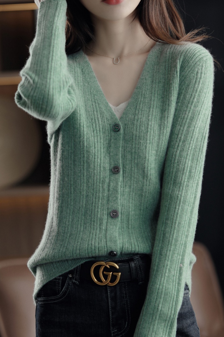 Knitted wool coat outside the ride loose cardigan for women