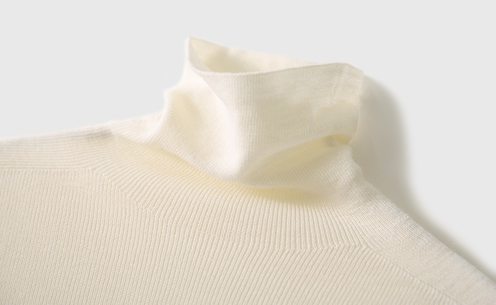 High collar tops cozy bottoming shirt for women