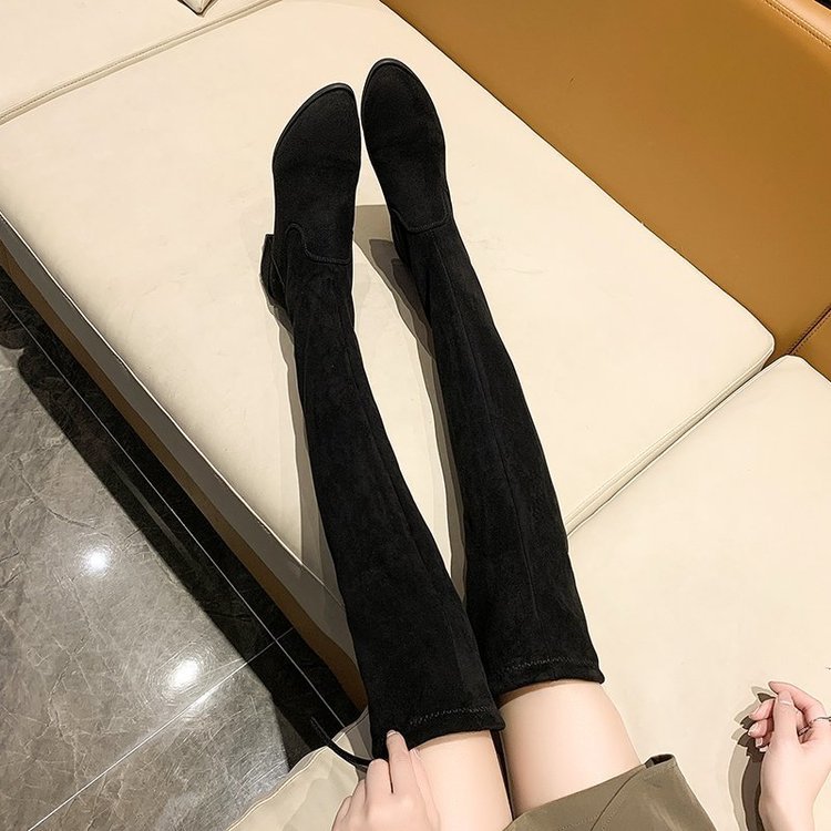Winter frenum thigh boots Korean style women's boots