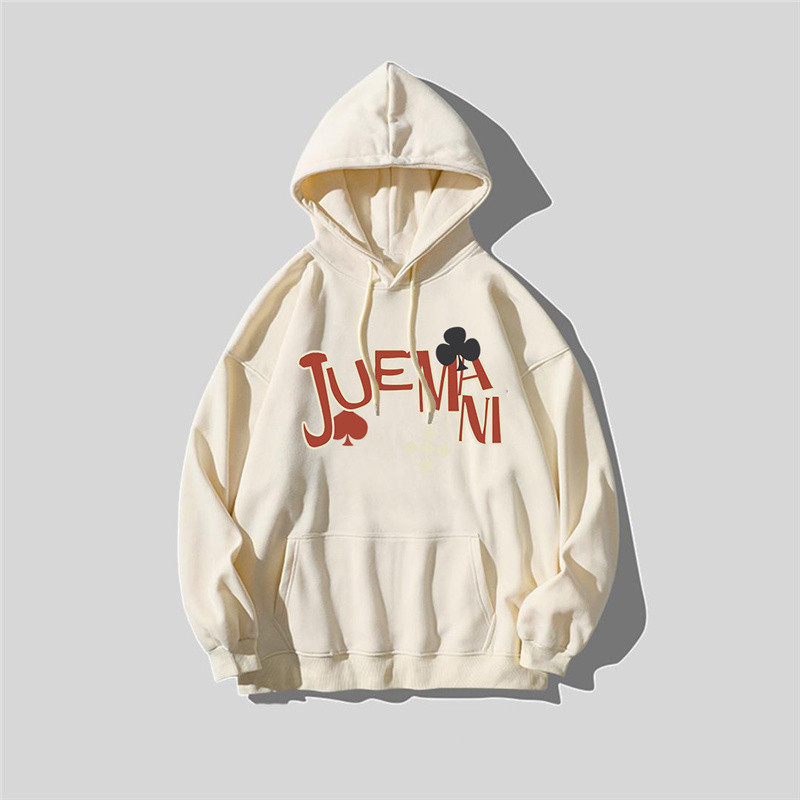 Printing hooded cotton hoodie autumn all-match tops