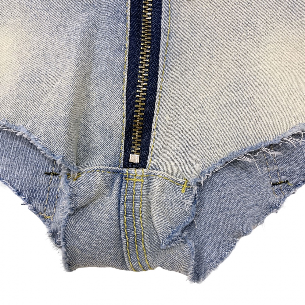 Holes jeans large yard short jeans for women